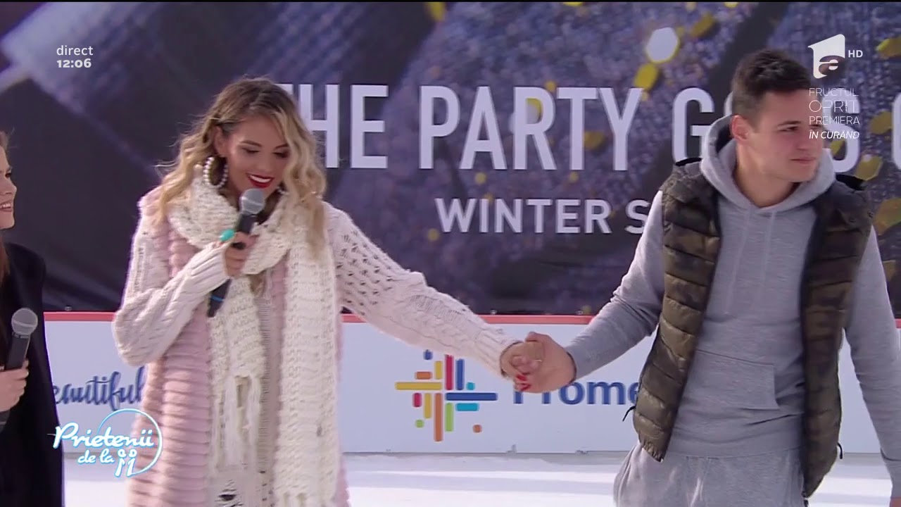 Theo Rose și Ramona învață să patineze: 