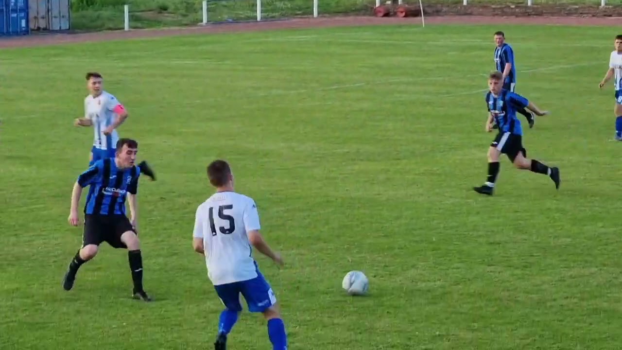 First game for the 20s against girvan   and talbot winning 4 nil good game don.