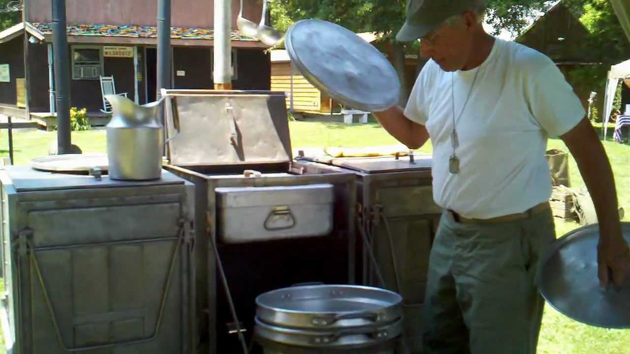 WWII Field Kitchen range