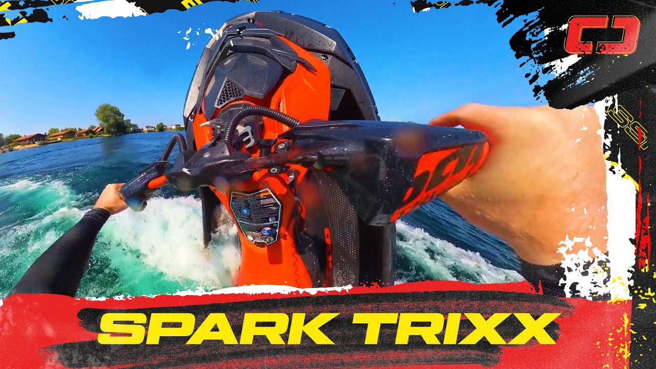 🌊Learning to POWERSLIDE Sea-Doo Spark Trixx at Tattershall Lakes! | Insta360 | POV | Classic Jetskis