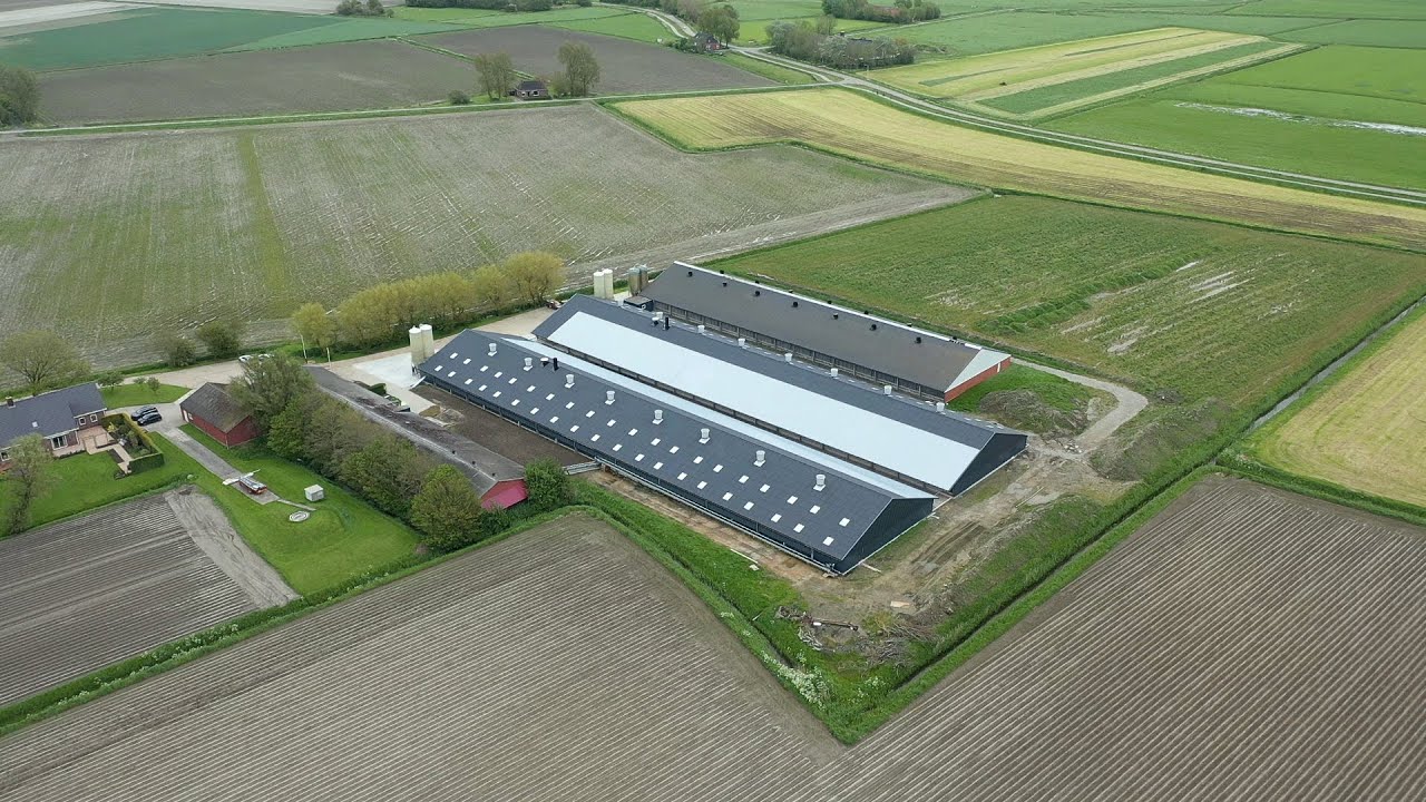 Twee nieuwe legpluimveestallen voor Braaksma in Niawier