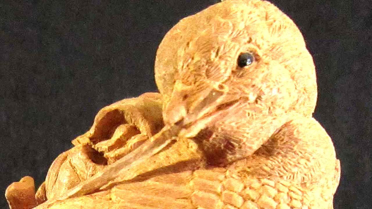the SWALLOW's nest-making!! [Wood carving！ ]