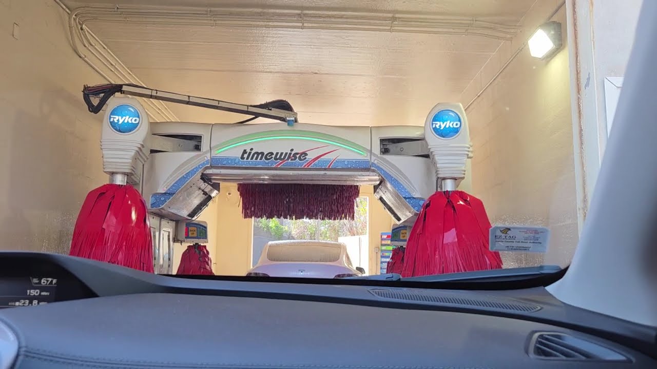 A tesla in a car wash ryko softgloss maxx 5 at lake front shell timewise part 1