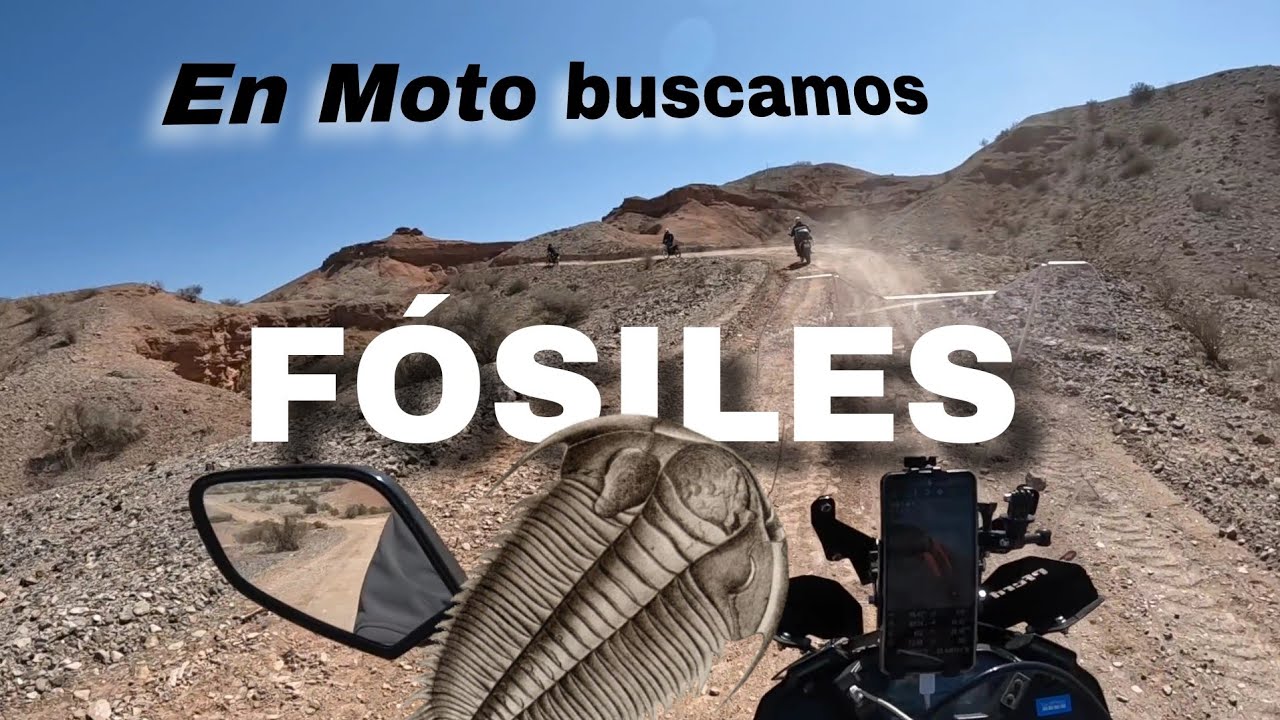 EXPLORAMOS en MOTO La quebrada de los TRILOBITES