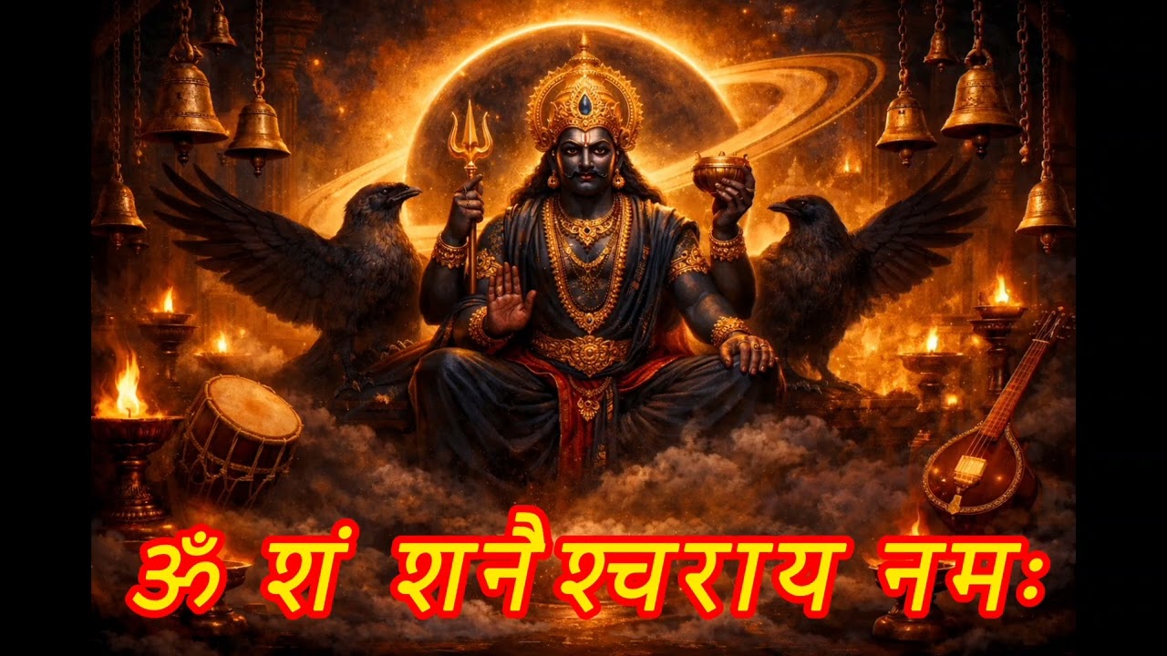 ॐ शं शनैश्चराय नमः 🙏 | Om Sham Shanaishcharaya Namah | Shani Dev Mantra | Remove Shani Dosha
