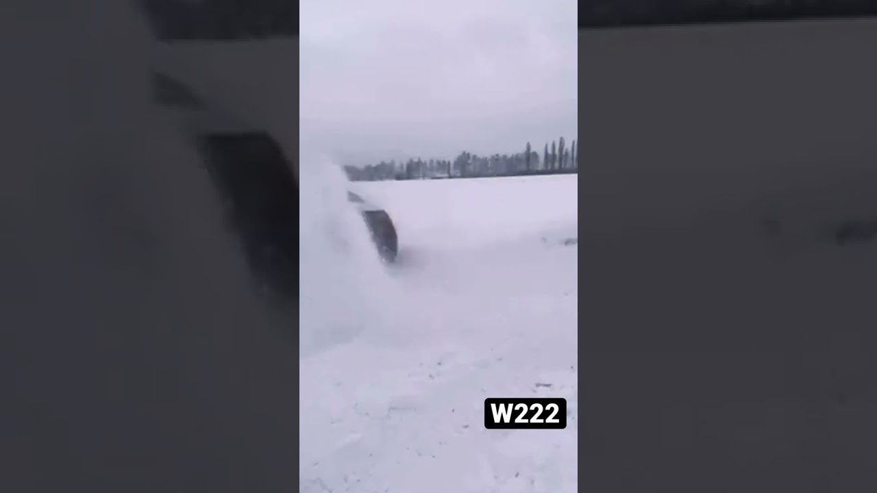 W222 AMG S63 snow show across the fields/ на S классе по полям | @S161SS