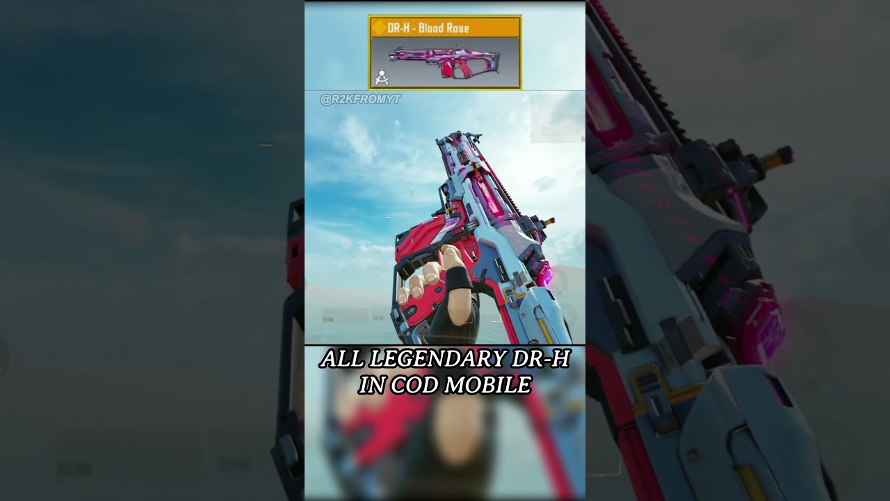 All Legendary DRH in COD Mobile #shorts #viral #drh