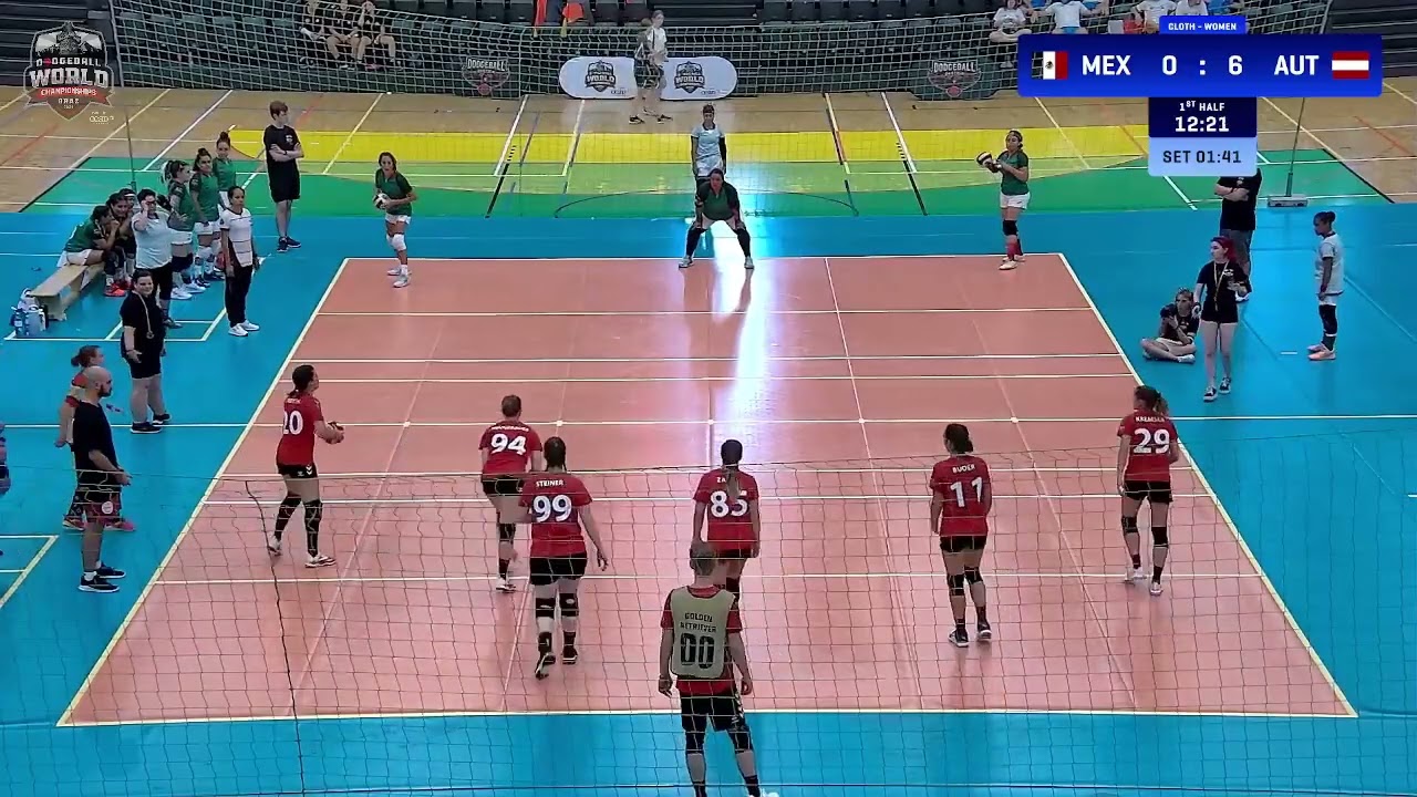 Austria vs Mexico / Cloth Women / Dodgeball World Championships 2024