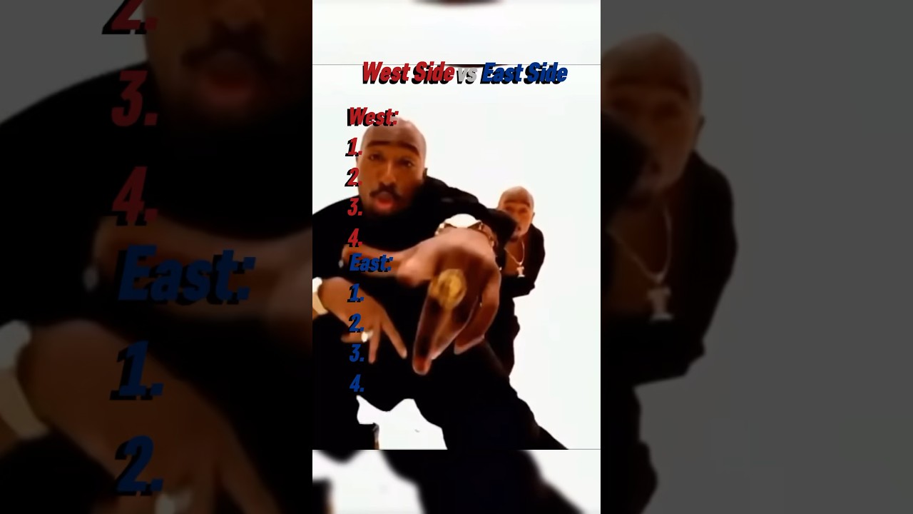 West Coast OR East Coast ? 🗣️🗣️ #rap #hiphop #2pac #biggiesmalls #nas