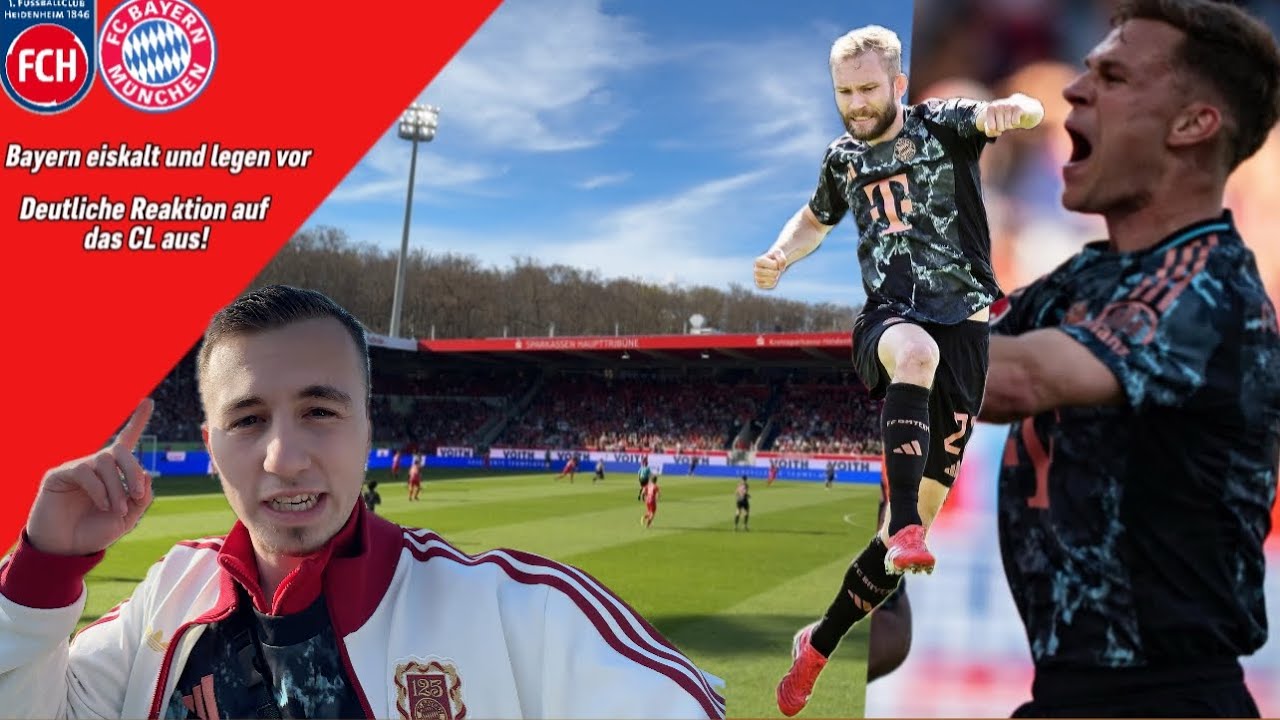Heidenheim bekommt Bayerns CL Frust ab! | FC Heidenheim - FC Bayern | Stadion Vlog #102