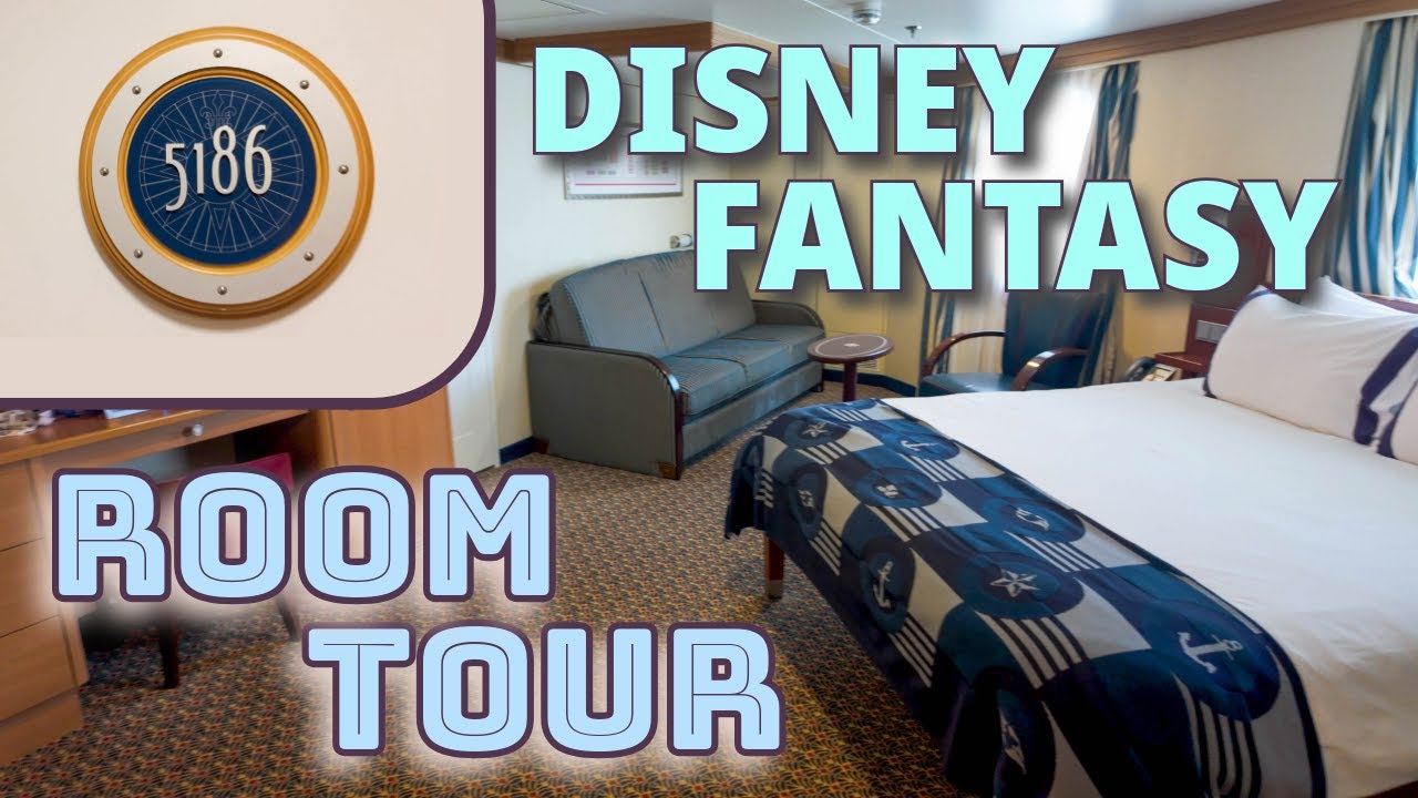 Tour of Room 5186 on Disney Fantasy | Accessible Stateroom | Category 09A