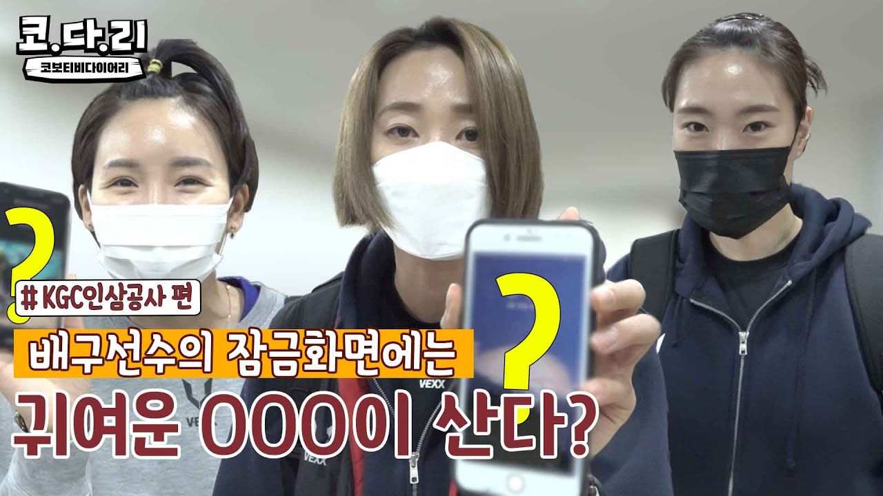 [코다리] 배구선수들 폰 배경화면이 궁금한 분들? 다 모이세요
