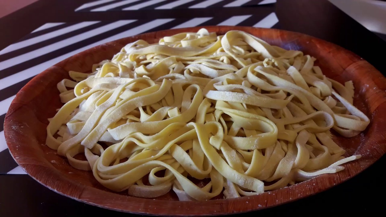 Domaća testenina-taljatele-Homemade tagliatelle