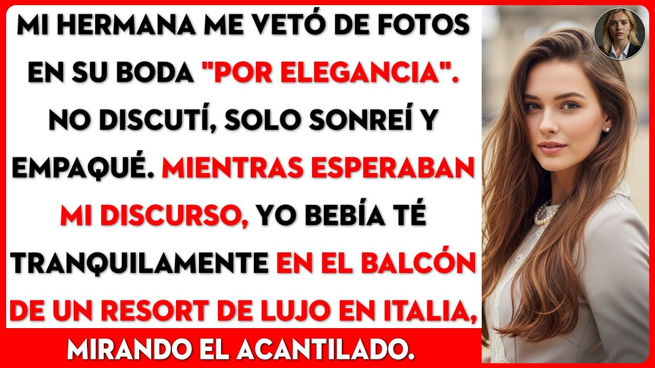 Mamá dijo que arruinaría las fotos nupciales. Decidí desaparecer en un resort exclusivo.