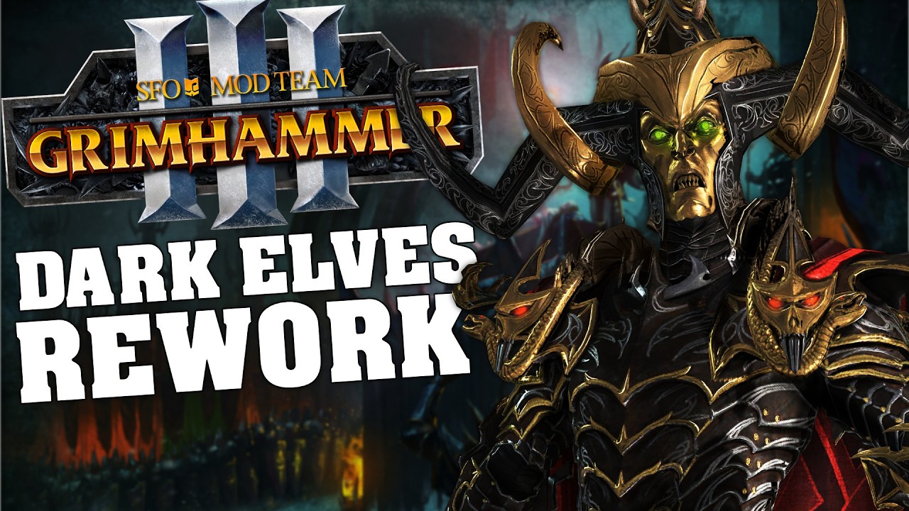 Dark Elves SFO Rework | Total War Warhammer 3 Mod