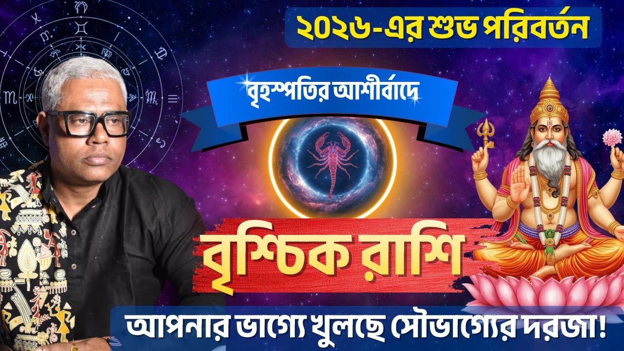 বৃশ্চিক রাশির ২০২৬ রাশিফল | জীবনের মোড় ঘুরিয়ে দেবে এই বছর! | Samrat Shastri