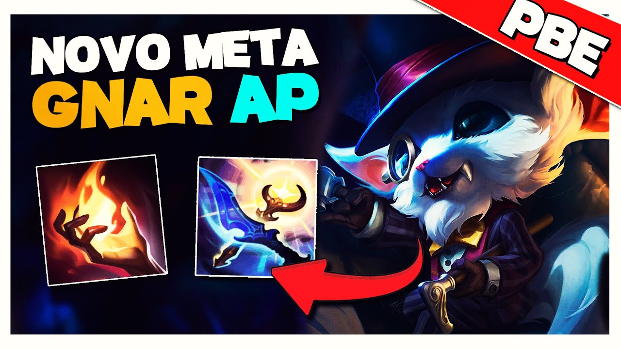 O NOVO META DA TOPLANE &Eacute; GNAR AP PRA STOMPAR O EARLY GAME NA NOVA TEMPORADA 2026 - League of Legends