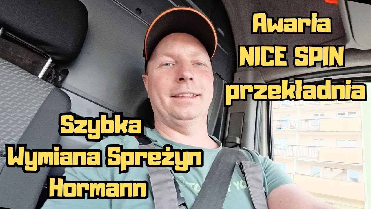 Dzień z Awariami #6 Małe sprężyny Hormann i diagnoza NICE SPIN