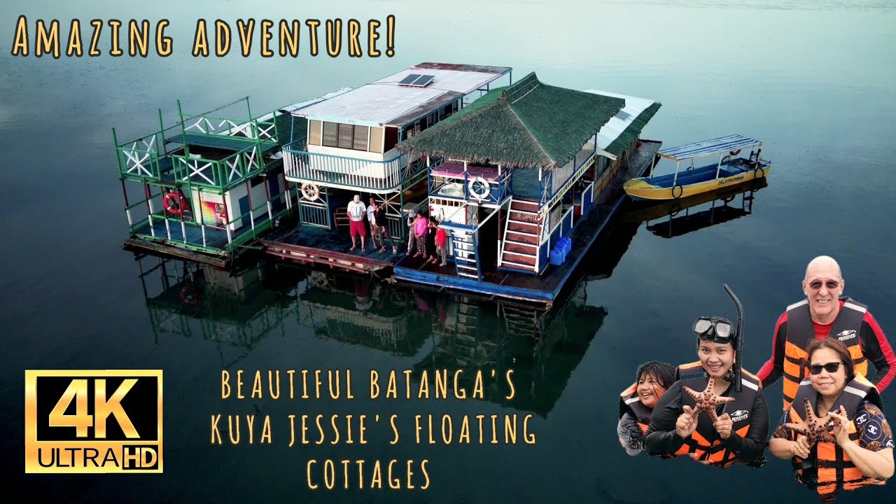 Epic adventure - Kuya Jessie's floating cottages. Batanga's Philippines