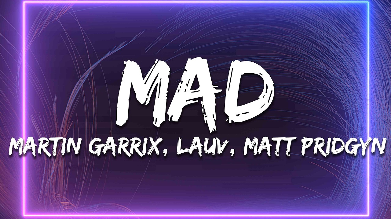 Martin Garrix & Lauv - MAD (Matt Pridgyn Remix) [Lyrics]