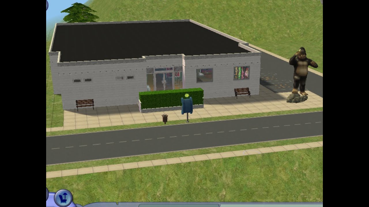 Sims 2 Build: Movie Theater