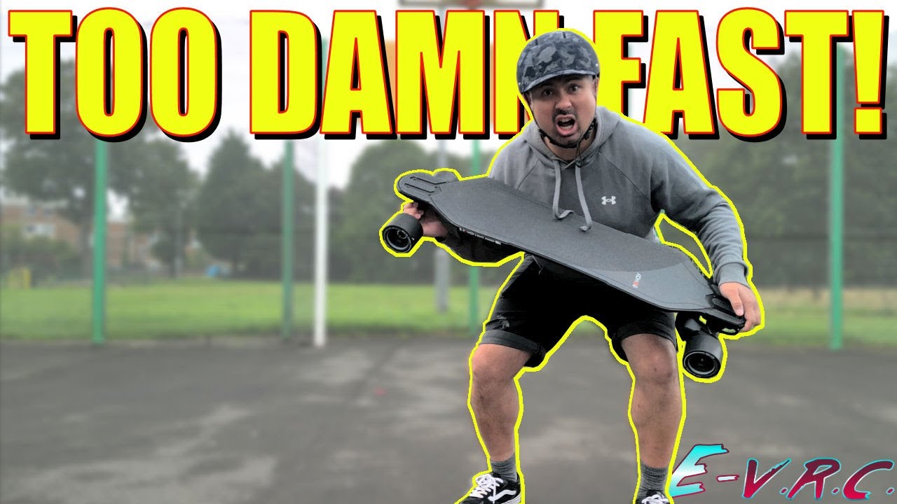 How NOT to Ride a Mega Fast BELT DRIVE Electric Skateboard - Flex Pro