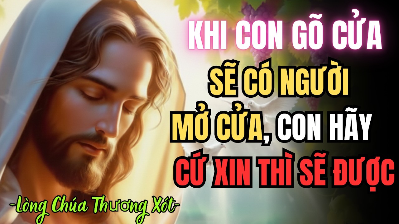 🔴KHI CON GÕ CỬA SẼ CÓ NGƯỜI MỞ, CON HÃY XIN THÌ SẼ ĐƯỢC | Lòng Chúa Thương Xót