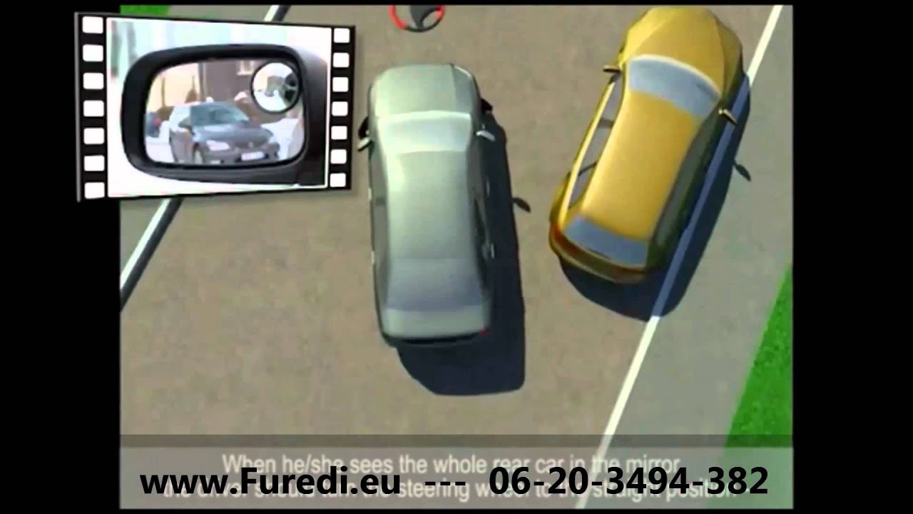 Párhuzamos parkolás hátramenetben (Füredi)