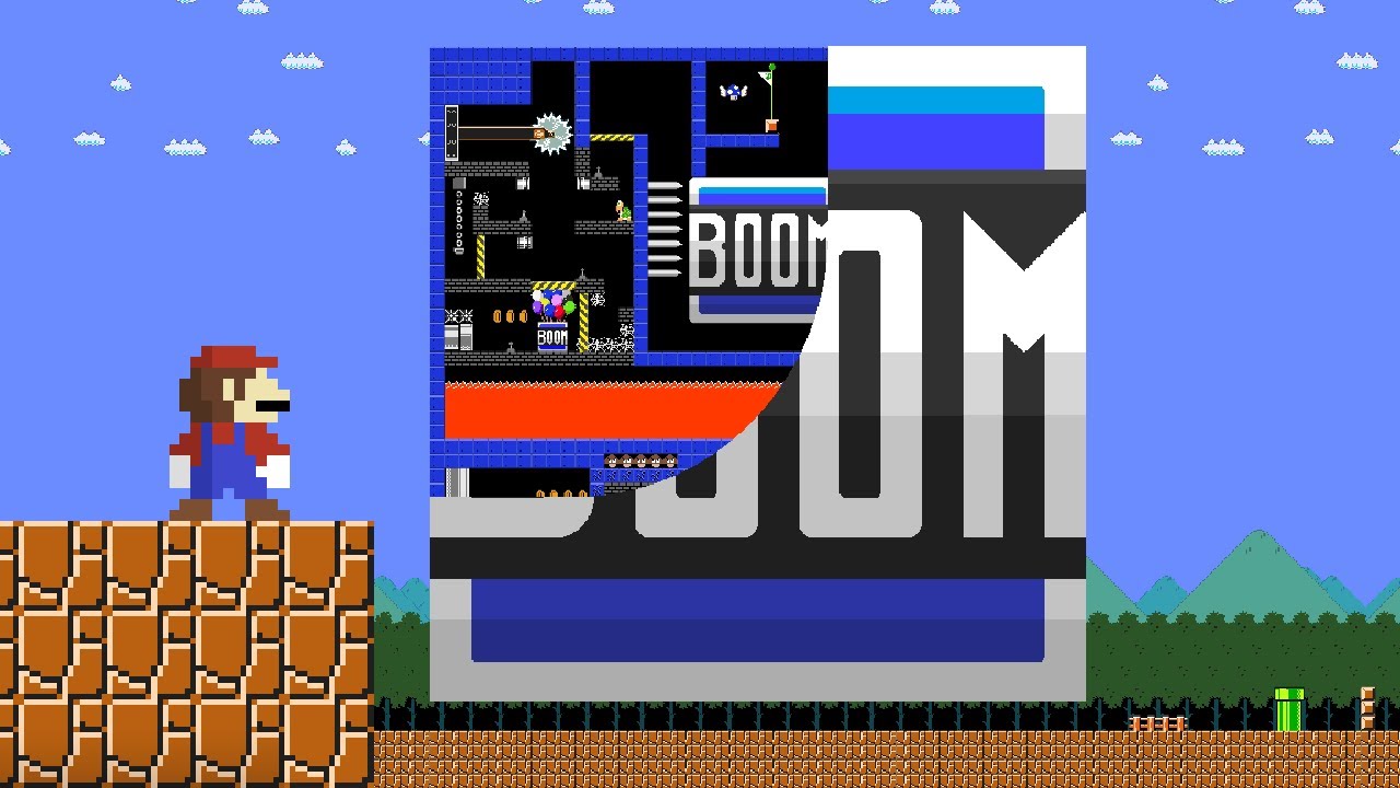 Level UP: Mario vs the Giant BOOM Block Maze
