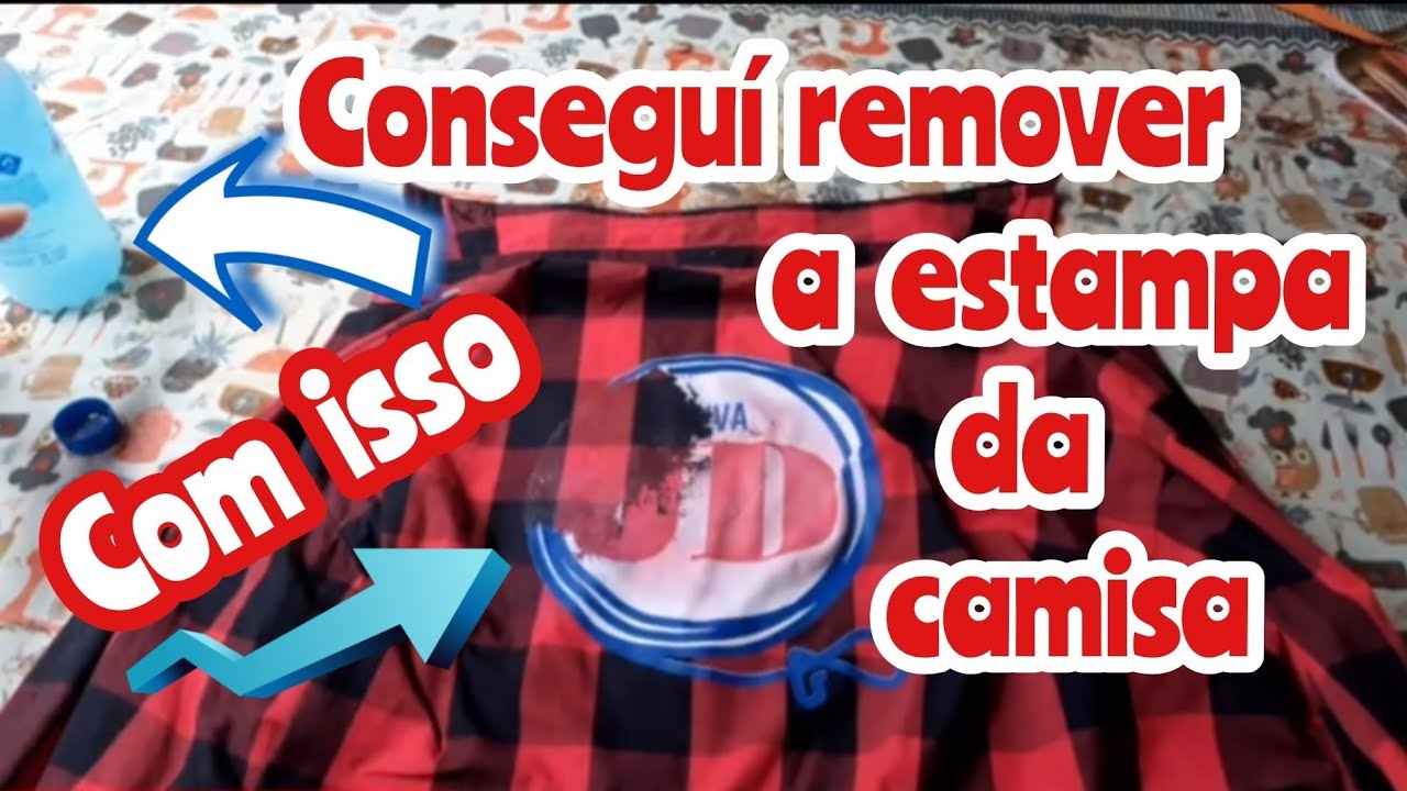 Como remover estampa de roupa/Melhor forma de remover propaganda de roupa