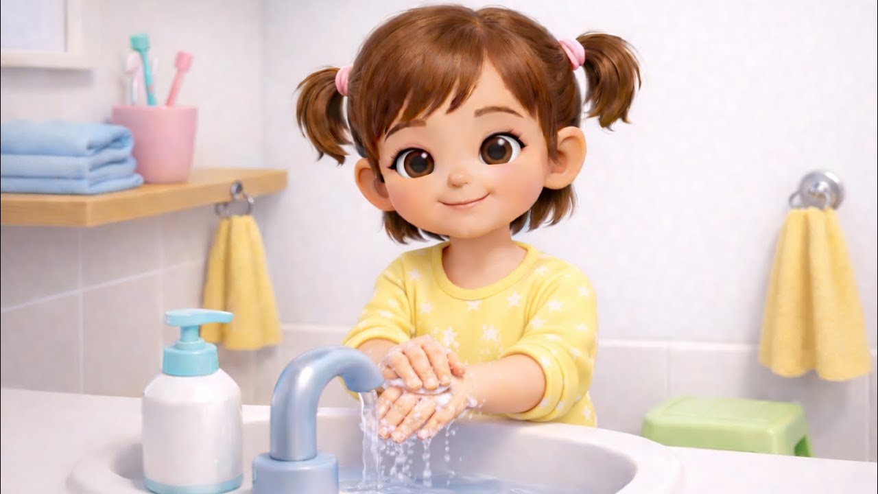 👉 Clean Hands, Happy Smiles 🫧 | Wash Your Hands Song for Kids