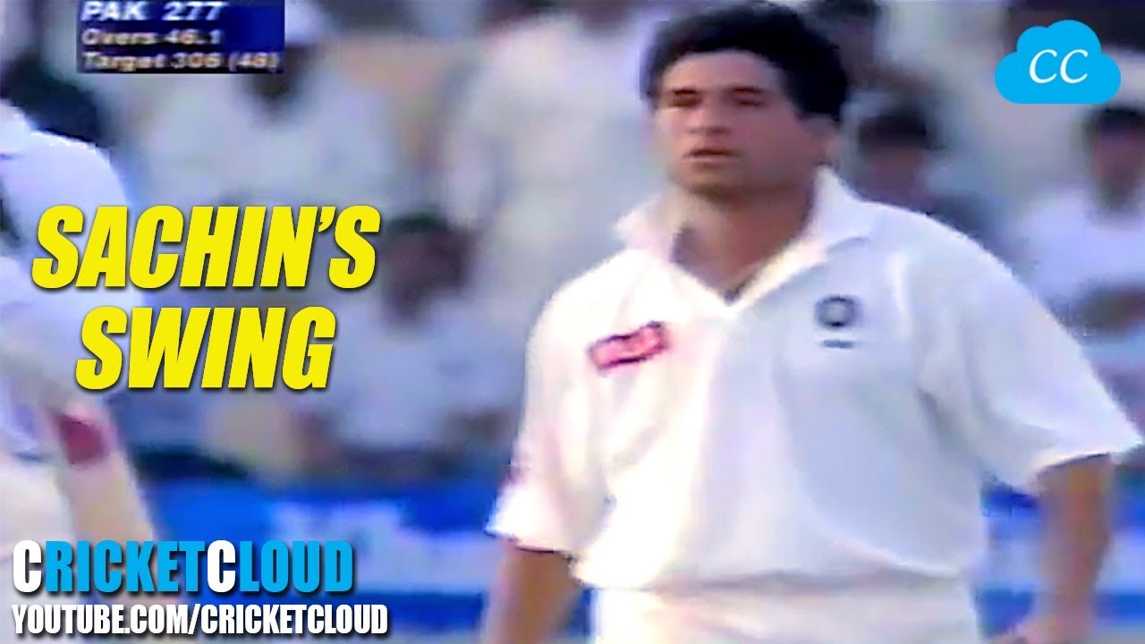 Young SACHIN FIRED UP after bowling IN SWINING YORKER - Shocked Saqlain Mushtaq
