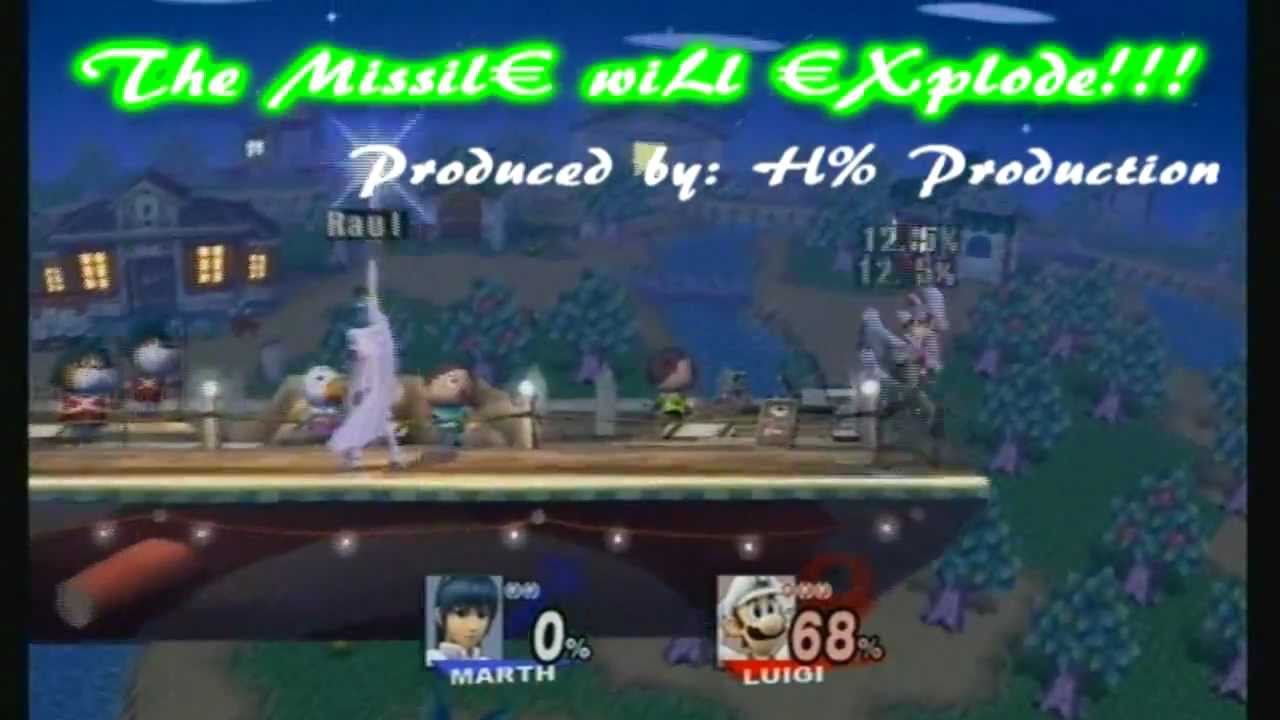 The Missile will Explode!!! a SSBB Luigi Combo Video