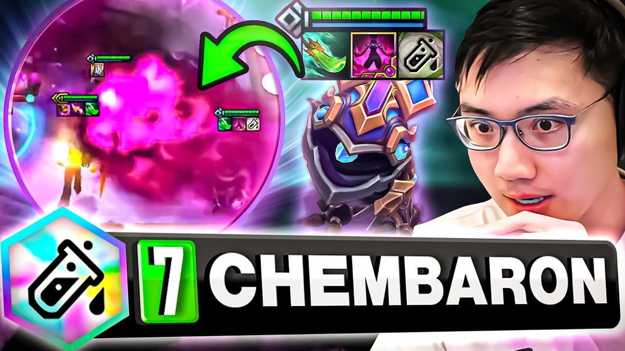 7 Chem Baron Unleashed Toxins Kogmaw Perma-Stuns EVERYTHING