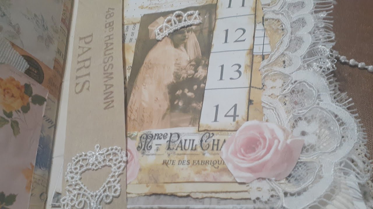 Collaged Shabby Grungy tag - Misc Journal share
