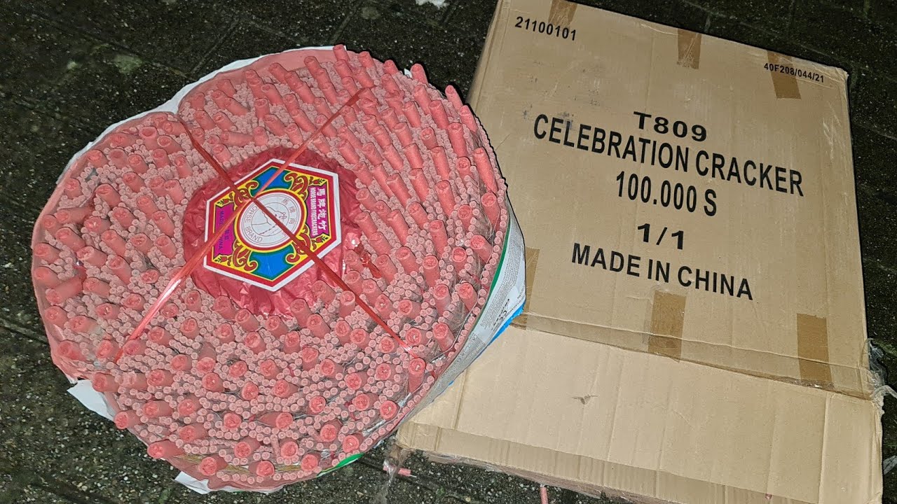 T809 || Celebration Cracker 100.000 ||Triplex Fireworks