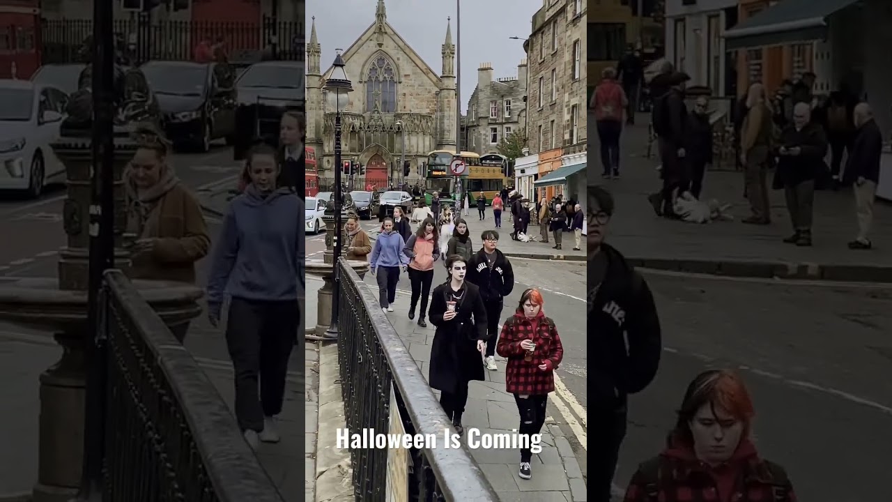 Halloween Is Coming.#edinburgh #shorts #halloween #streetfashion