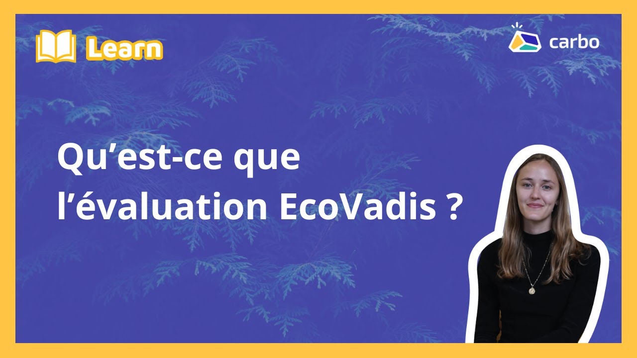 [LEARN] - 1 minute pour comprendre : l'&eacute;valuation EcoVadis