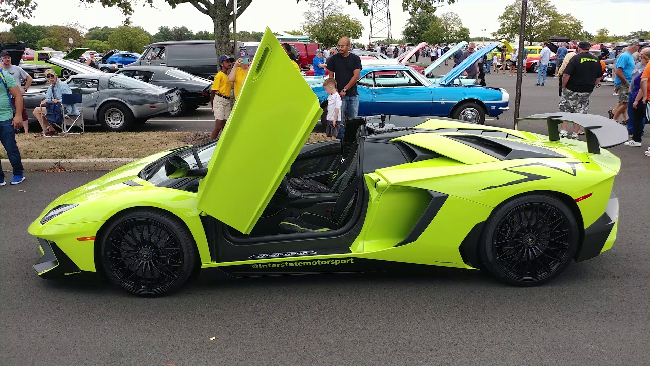 2016 VERDE SINGH LAMBORGHINI AVENTADOR SV ROADSTER $100K DIAMOND DUST PAINT