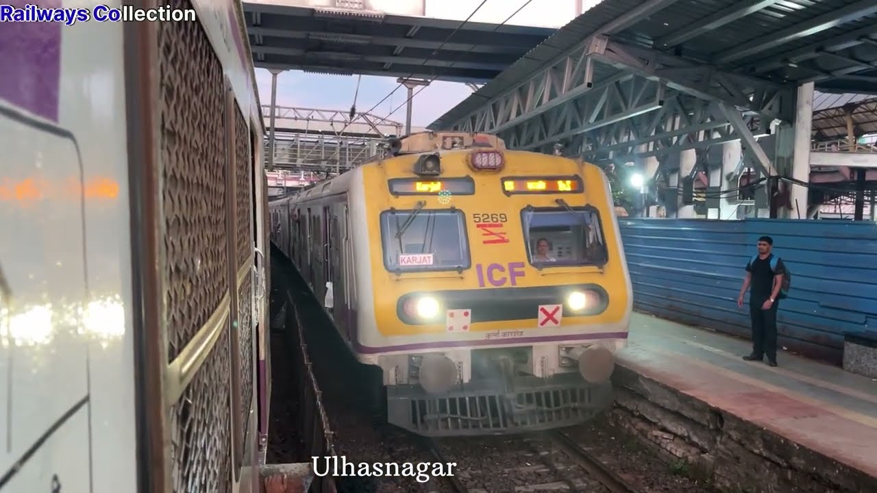 Morning Action of Mumbai Local Train ll Badlapur To Kalyan Local Train journey 