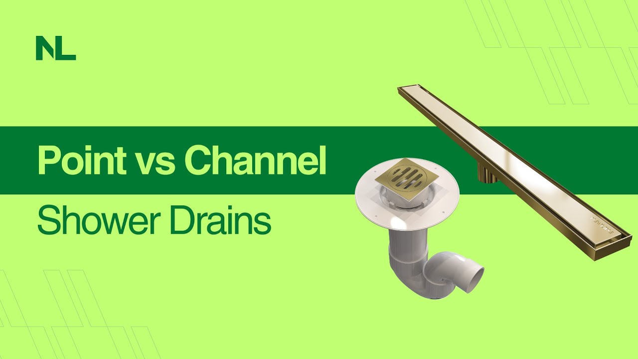 Point vs Channel Shower Drains