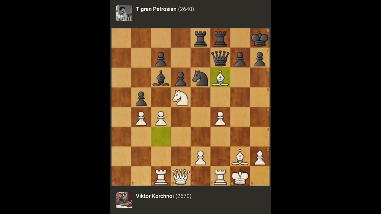 Viktor Korchnoi vs Tigran Petrosian || World Chess Match • Moscow - Russia (1971)