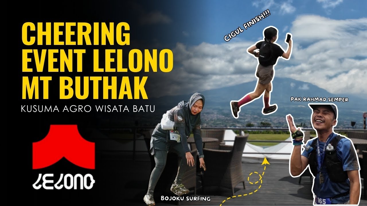 CHEERING LELONO  - VLOG TRAIL RUN
