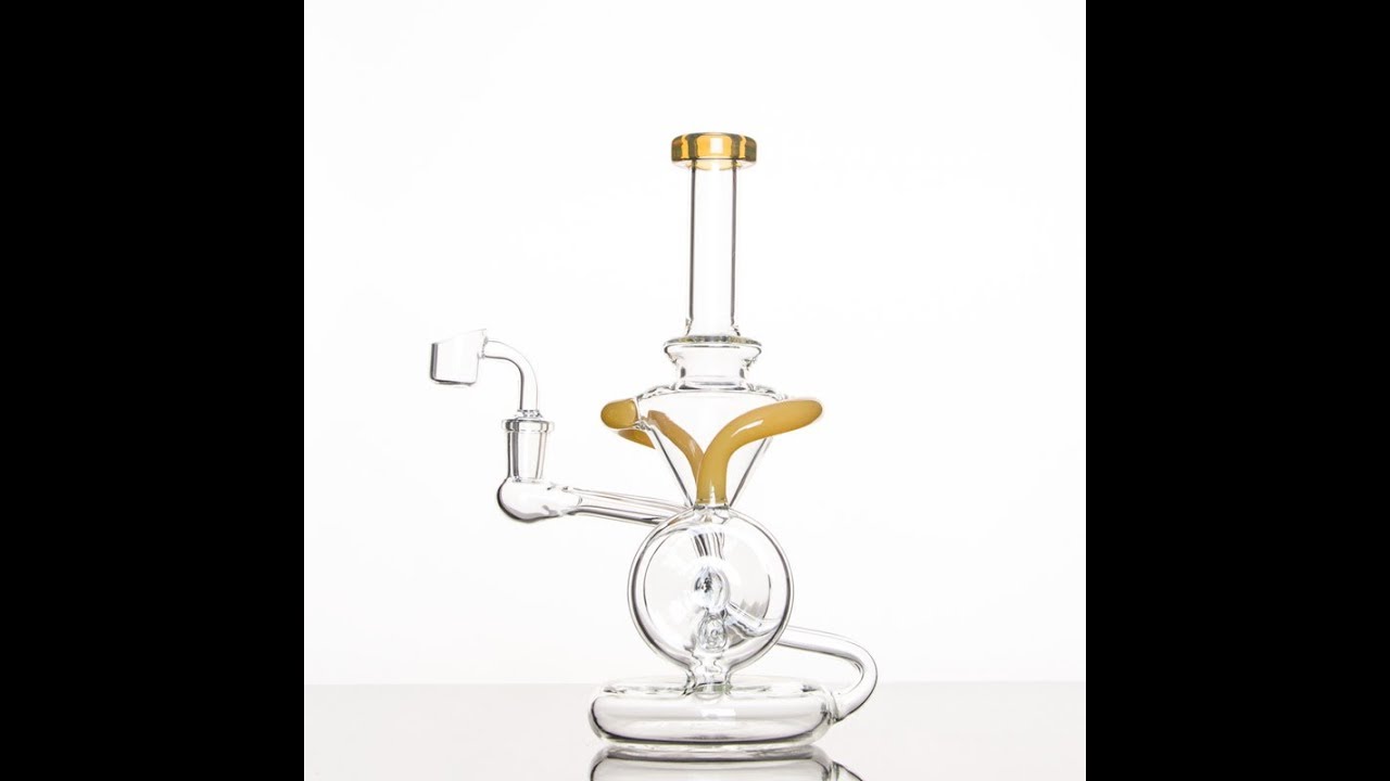 Boro Tech Glass Double Disc Recycler 14.5mm joint