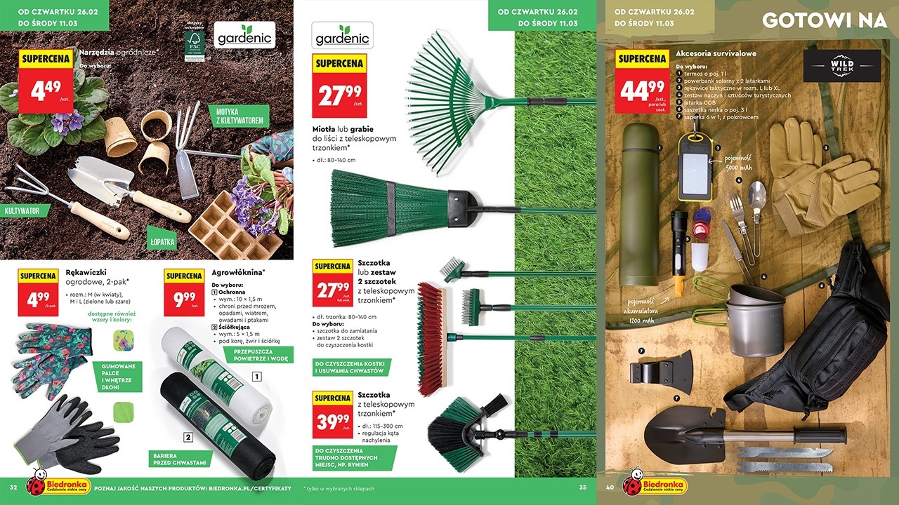 BIEDRONKA od 26.02.2026! 🌸 HITY I INSPIRACJE! 🌿 OGR&Oacute;D + POMYSŁY NA 8 MARCA 🎁 SUPER OFERTY!