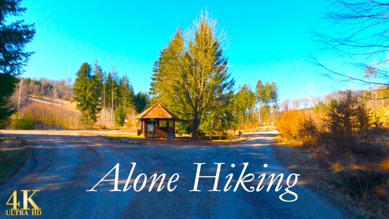 Alone Hiking in Europe | 4K | Nature Walk | Virtual Walking | Slow TV