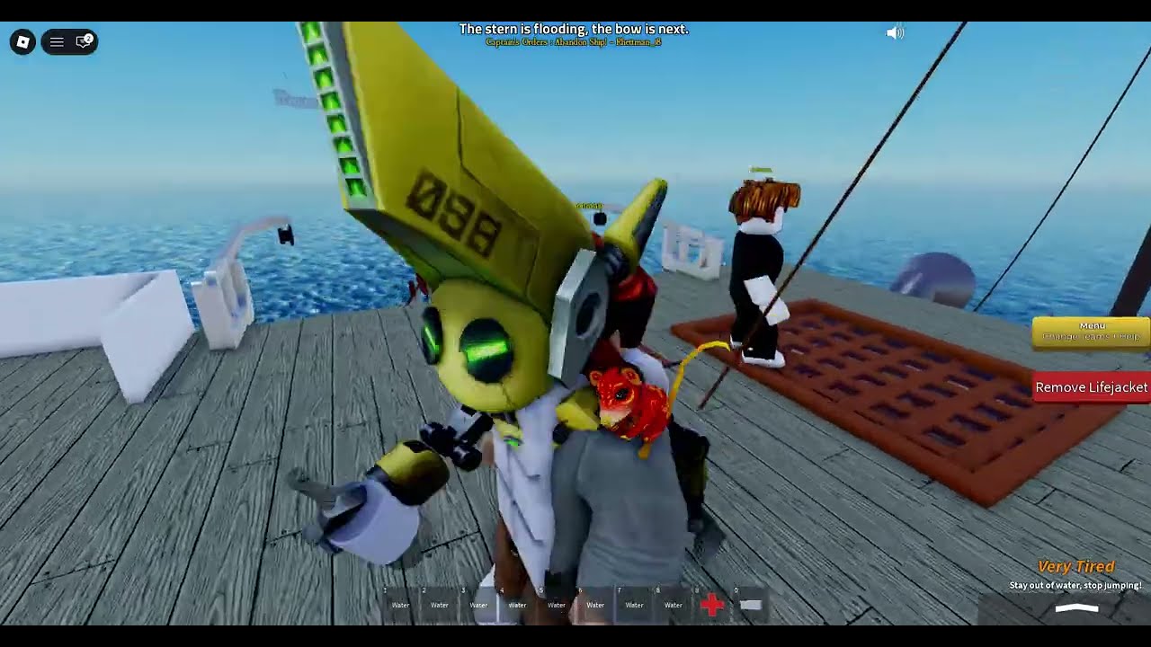 I survived the SINKING of the Newhaven in Roblox!