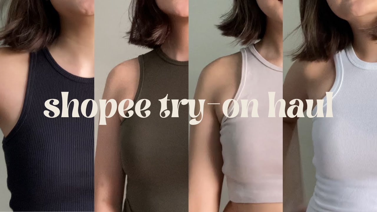 affordable shopee clothing haul!!