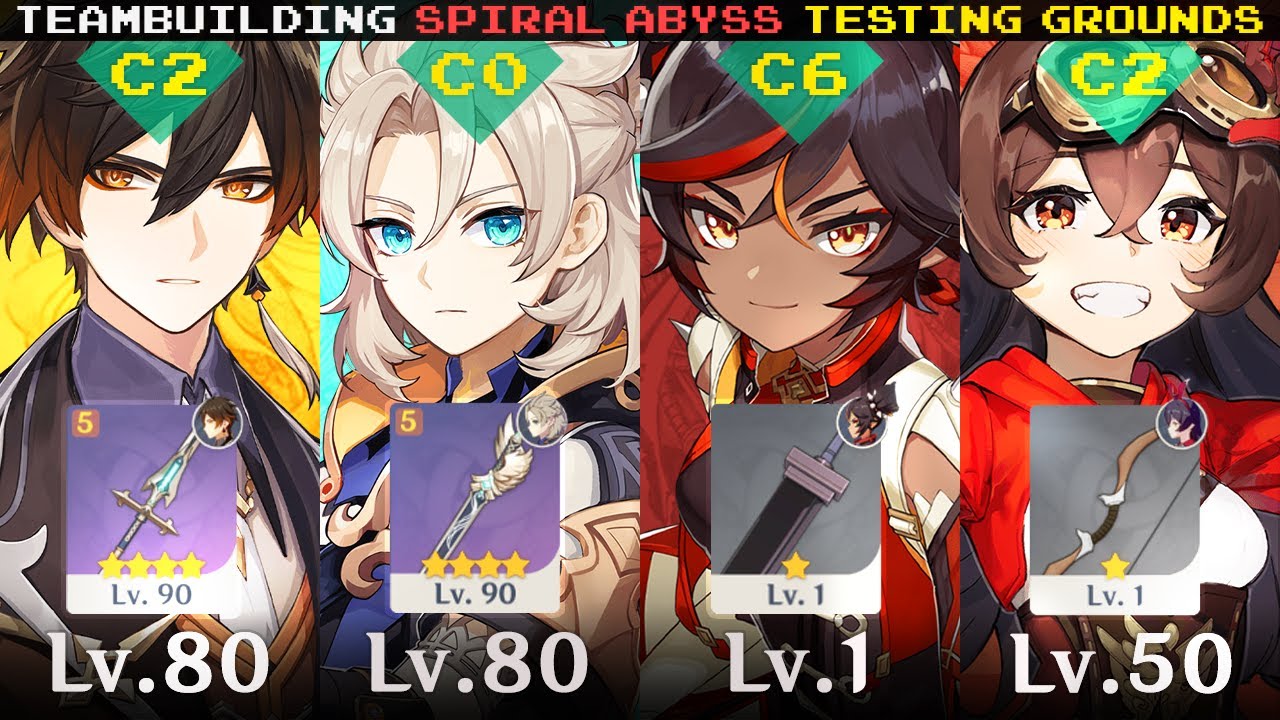 GEO & PYRO RESONANCE | GENSHIN IMPACT 1.3 | ZHONGLI, ALBEDO