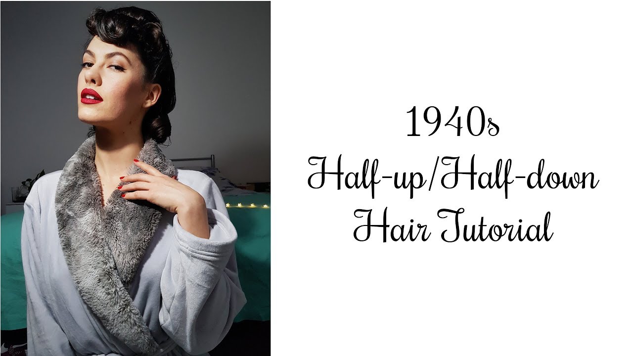 1940s Half-up Half-down Vintage Hair Tutorial⎟VINTAGE TIPS & TRICKS